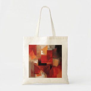 Modern Abstract Shapes Painting Colourful Art Tote Bag