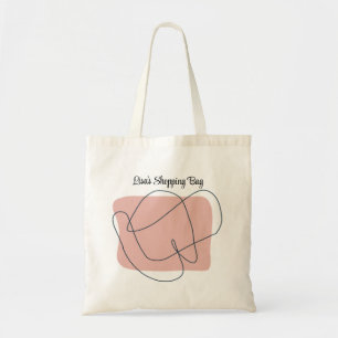 Modern Abstract Shapes Tote Bag