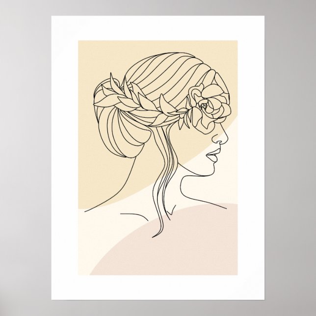 Modern Abstract Shapes Wall Art (Front)
