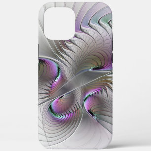Modern Abstract Shy Fantasy Figure Fractal Art iPhone 12 Pro Max Case