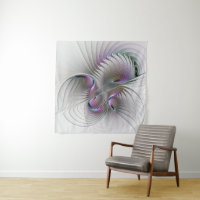 Modern Abstract Shy Fantasy Figure Fractal Art