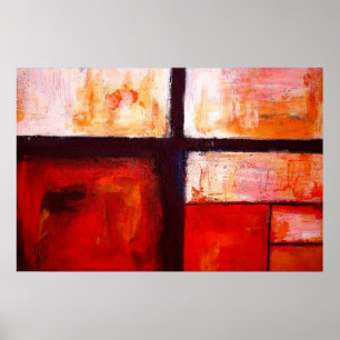 Modern Abstract Squares Print Abstract Art Posters