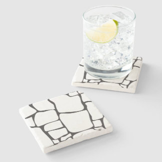 Modern Abstract Stone Mosaic Decorative Coaster