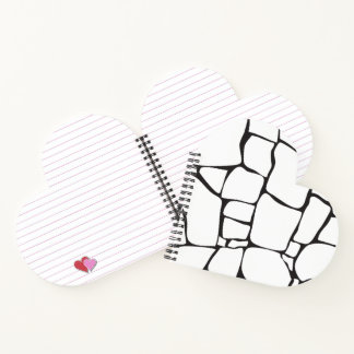 Modern Abstract Stone Pattern Notebook