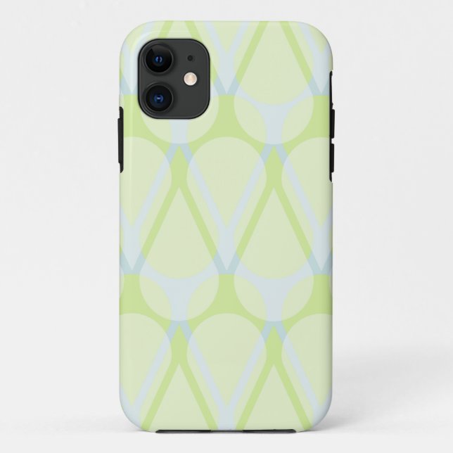 Modern abstract tear drop Iphone Case (Back)