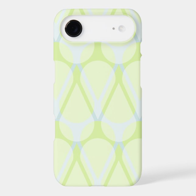 Modern abstract tear drop Iphone Case (Back)