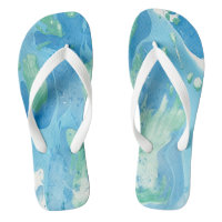 Modern Abstract Template Blue Green White Trendy
