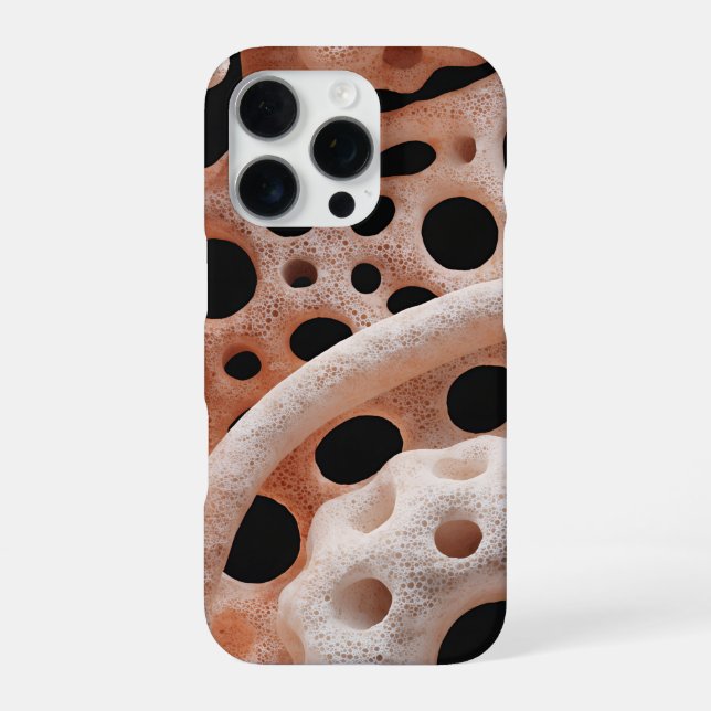  Modern Abstract Terracotta iPhone Case (Back)