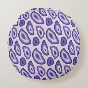 Modern Abstract Texture design Round Cushion