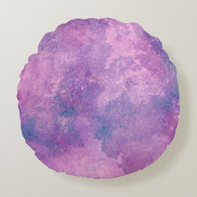 Modern Abstract Texture design Round Cushion (Front)