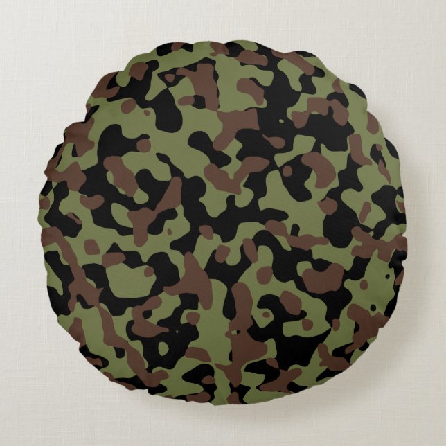Modern Abstract Texture design Round Cushion (Front)