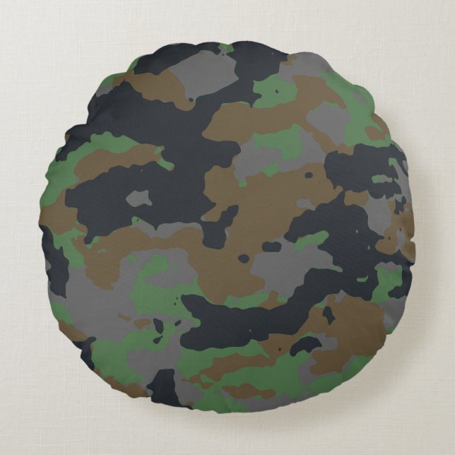 Modern Abstract Texture design Round Cushion (Front)