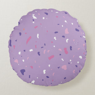 Modern Abstract Texture design Round Cushion
