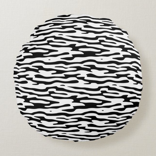 Modern Abstract Texture design Round Cushion (Front)