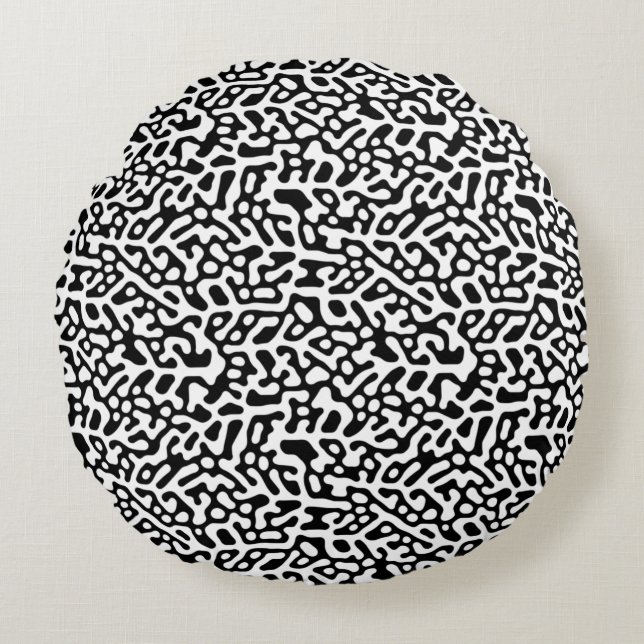 Modern Abstract Texture design Round Cushion (Front)