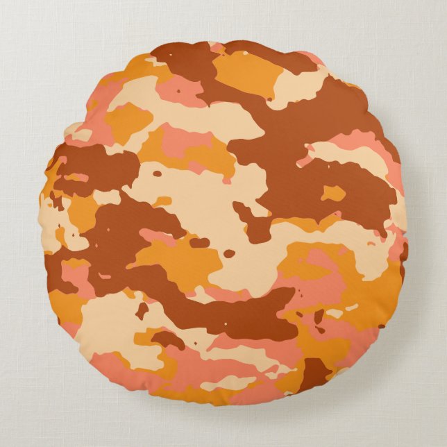 Modern Abstract Texture design Round Cushion (Front)