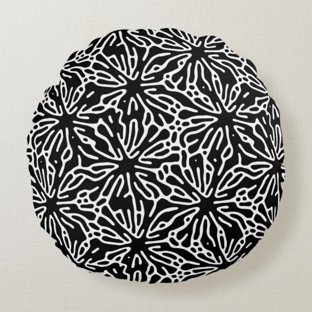 Modern Abstract Texture design Round Cushion (Front)