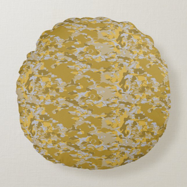 Modern Abstract Texture design Round Cushion (Front)