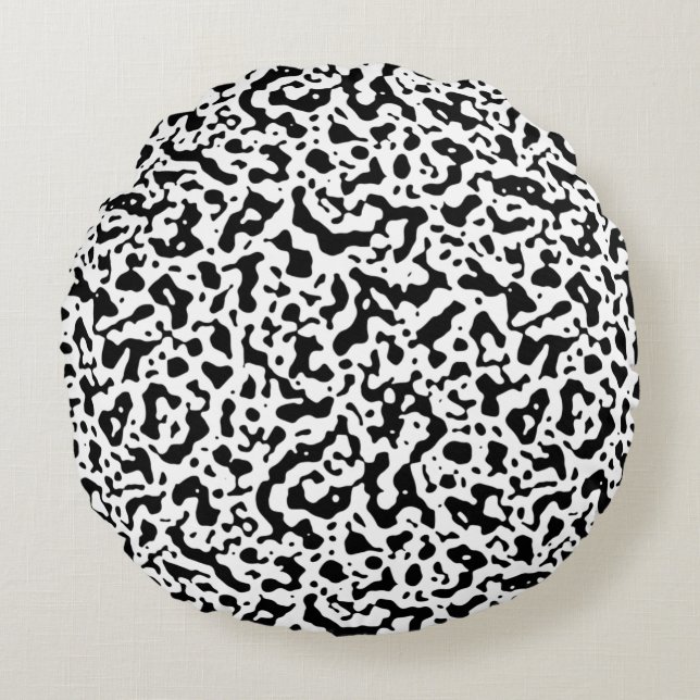 Modern Abstract Texture design Round Cushion (Front)