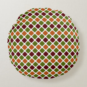 Modern Abstract Texture design Round Cushion