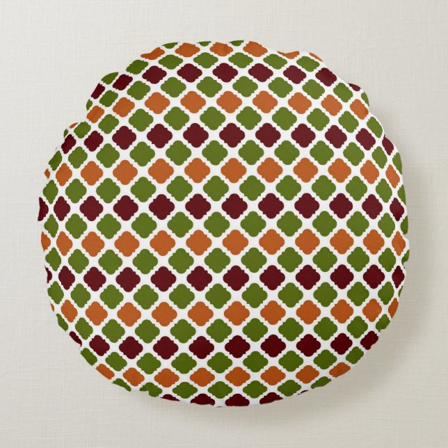 Modern Abstract Texture design Round Cushion (Front)