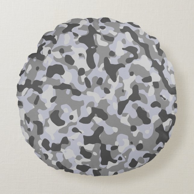 Modern Abstract Texture design Round Cushion (Front)