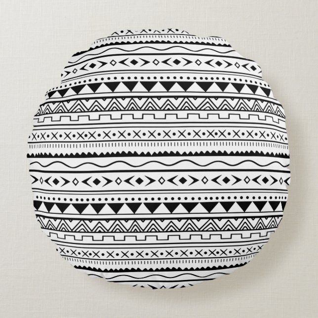Modern Abstract Texture design Round Cushion (Front)