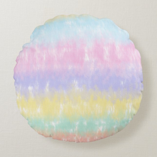 Modern Abstract Texture design Round Cushion (Front)