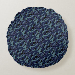 Modern Abstract Texture design Round Cushion