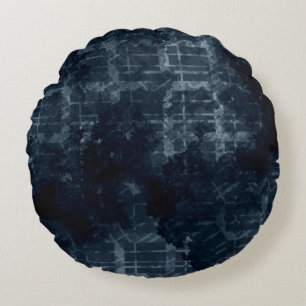 Modern Abstract Texture design Round Cushion