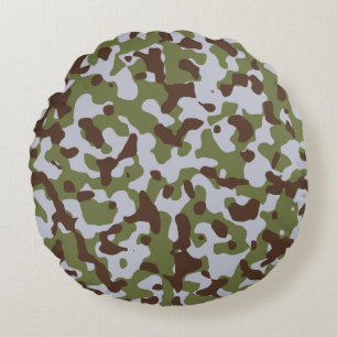 Modern Abstract Texture design Round Cushion