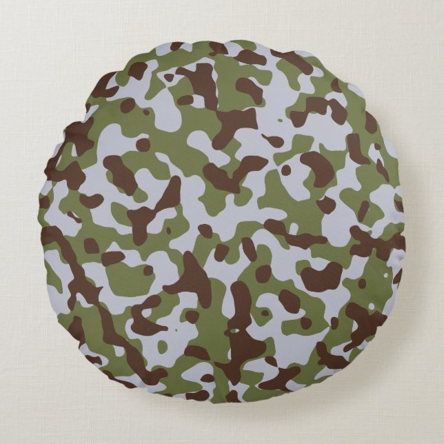 Modern Abstract Texture design Round Cushion (Front)