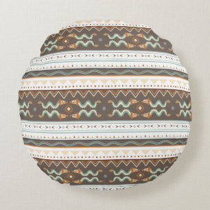 Modern Abstract Texture design Round Cushion