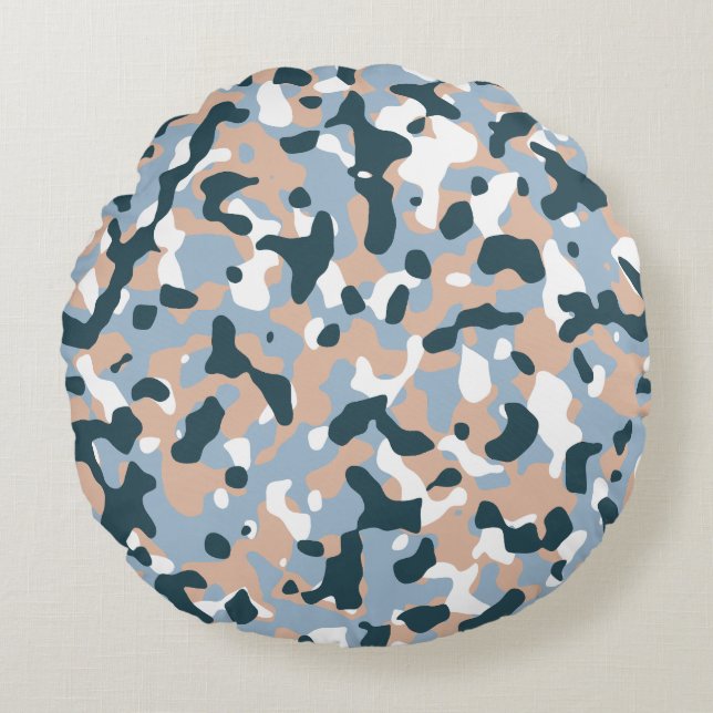 Modern Abstract Texture design Round Cushion (Front)