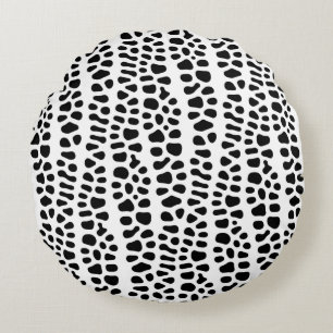 Modern Abstract Texture design Round Cushion