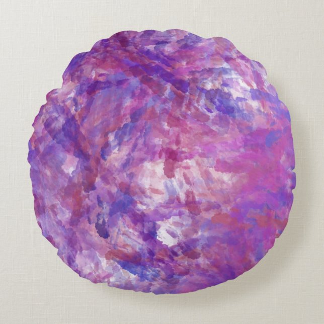 Modern Abstract Texture design Round Cushion (Front)