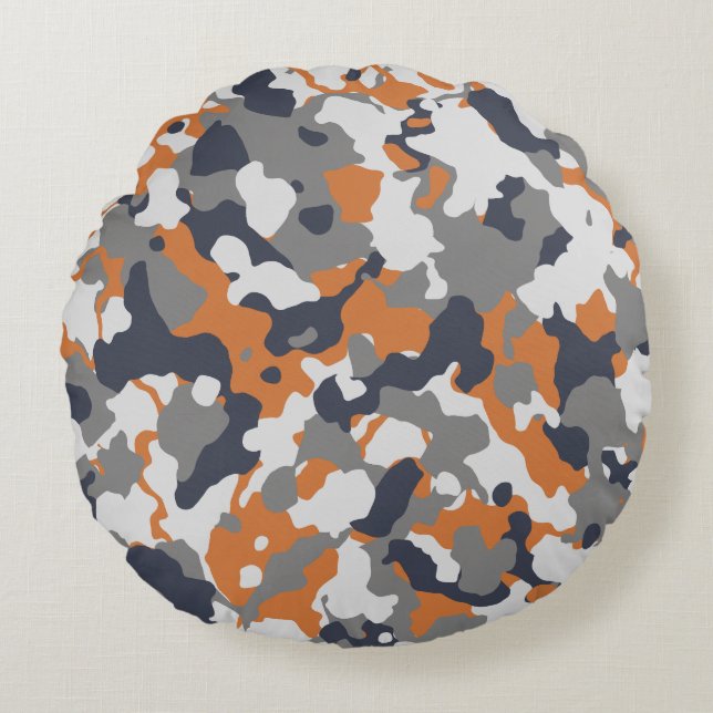 Modern Abstract Texture design Round Cushion (Front)