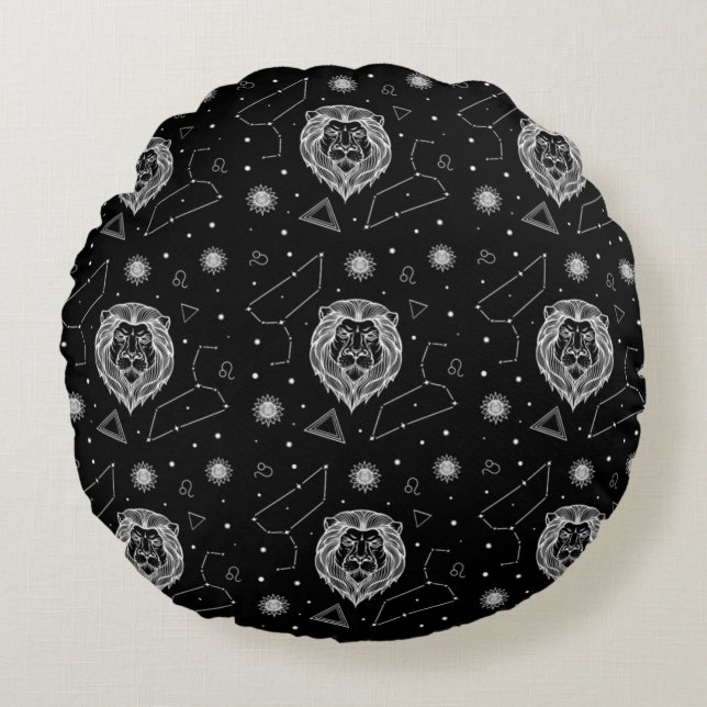 Modern Abstract Texture design Round Cushion (Front)