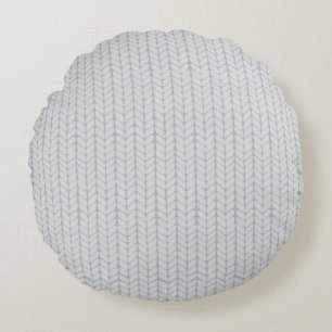 Modern Abstract Texture design Round Cushion