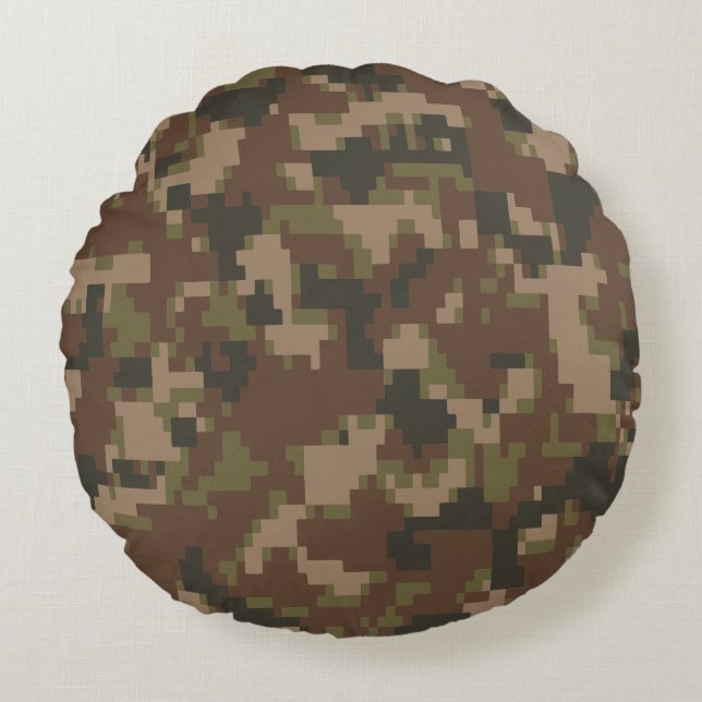 Modern Abstract Texture design Round Cushion (Front)
