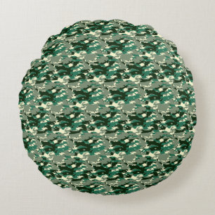 Modern Abstract Texture design Round Cushion