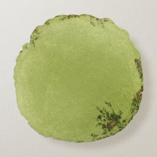 Modern Abstract Texture design Round Cushion