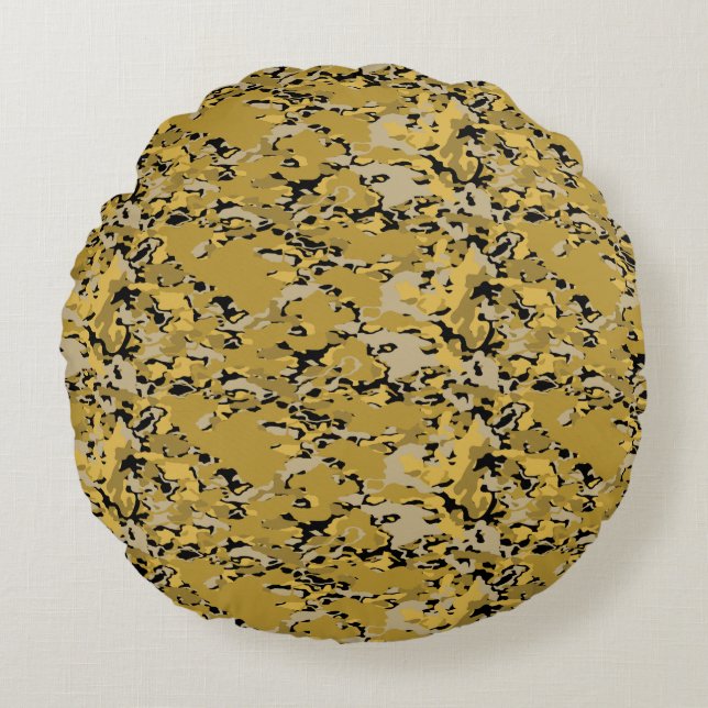 Modern Abstract Texture design Round Cushion (Front)