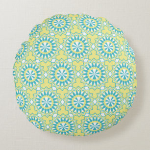 Modern Abstract Texture design Round Cushion
