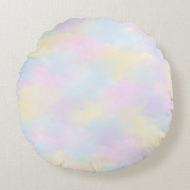 Modern Abstract Texture design Round Cushion (Front)
