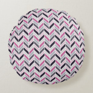 Modern Abstract Texture design Round Cushion