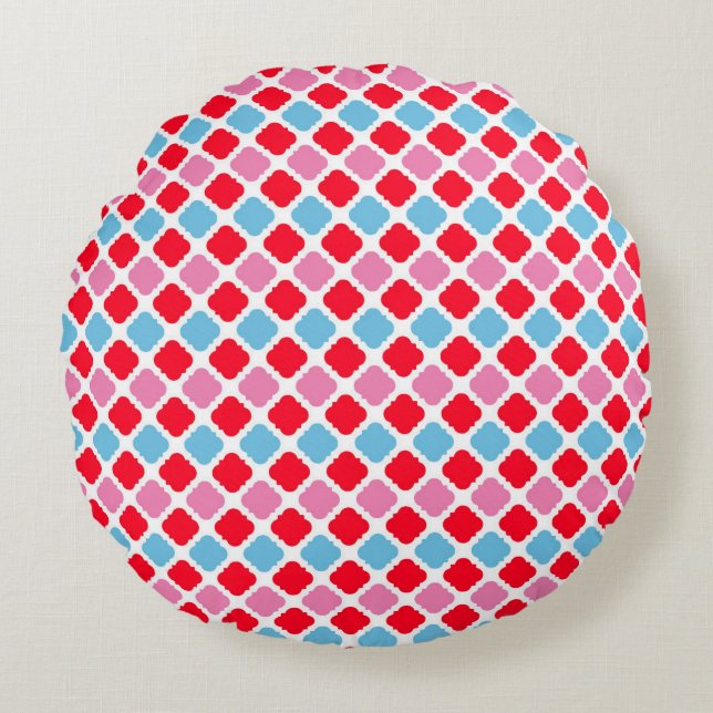 Modern Abstract Texture design  Round Cushion (Front)