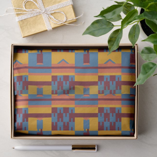 Modern Abstract Texture design Tissue Paper (Gift)
