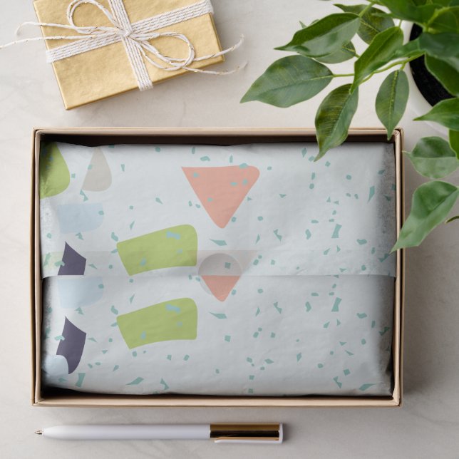 Modern Abstract Texture design Tissue Paper (Gift)