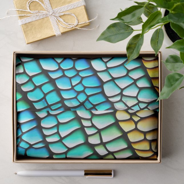Modern Abstract Texture design Tissue Paper (Gift)